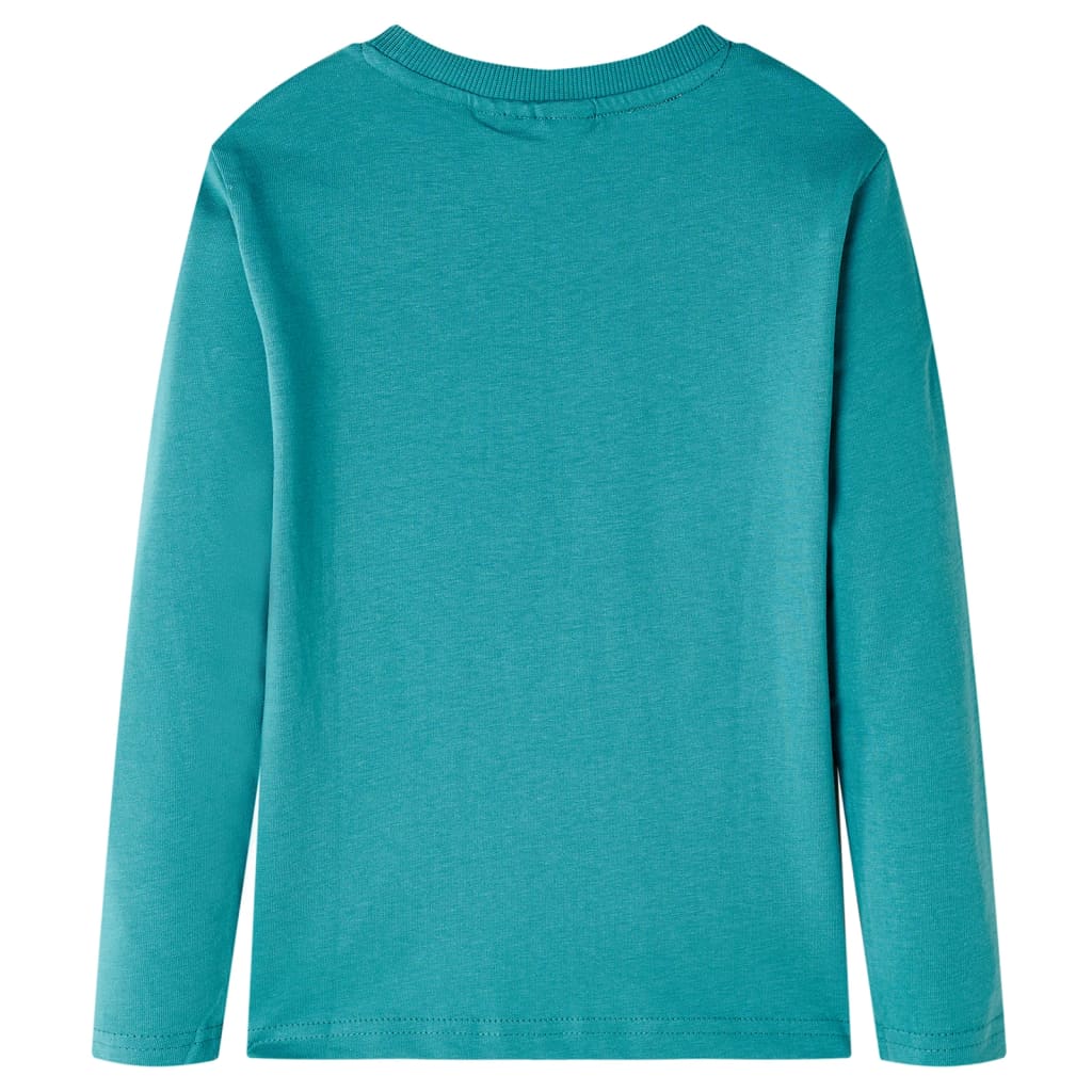 T-shirt manches longues enfant Bleu foncé 116