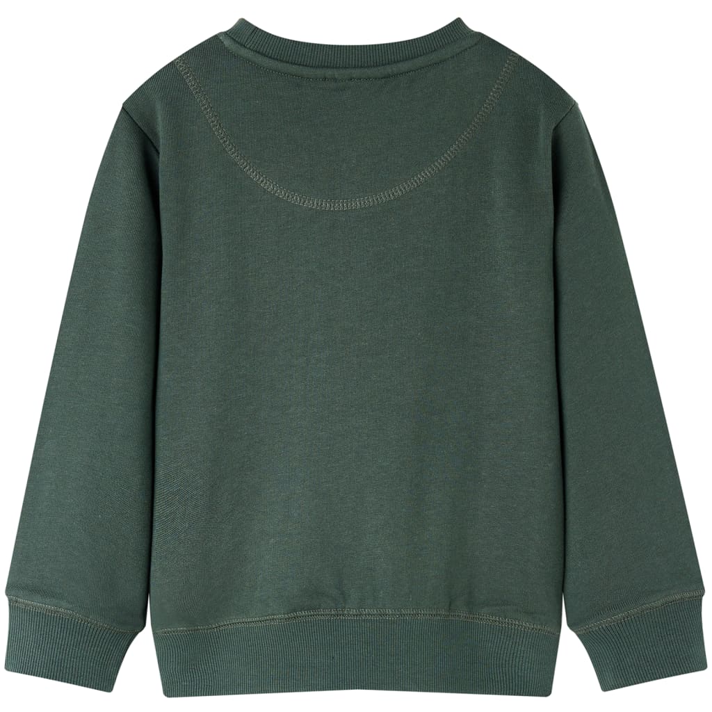 Sweat-shirt enfant vert foncé 92