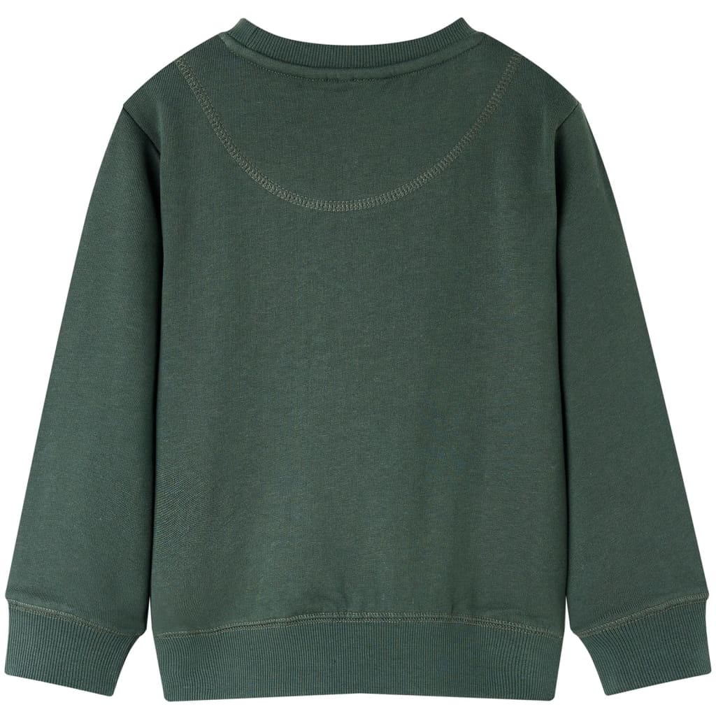 Sweat-shirt enfant vert foncé 104