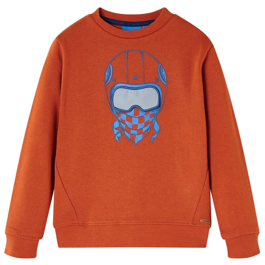 Sweat-shirt enfant rouille 104