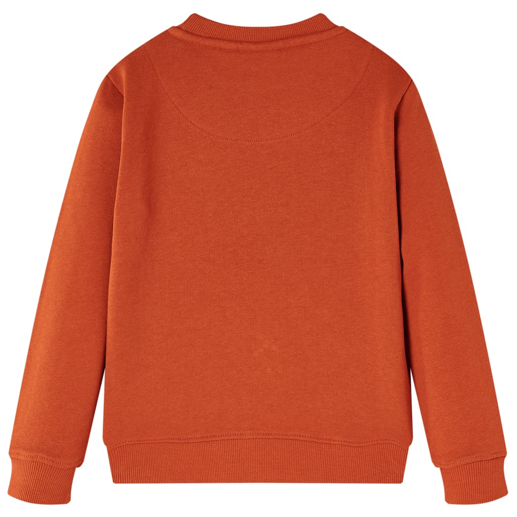 Sweat-shirt enfant rouille 104
