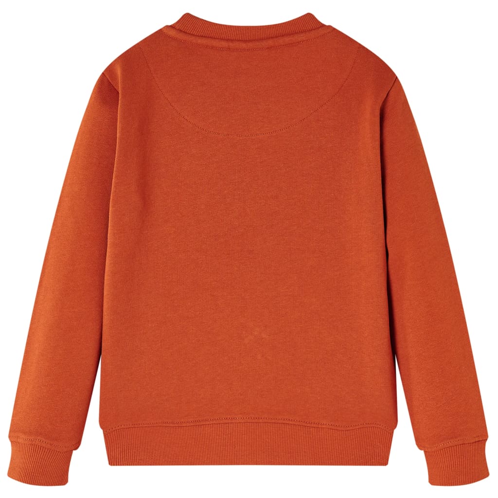 Sweat-shirt Enfant Marron rouille 128