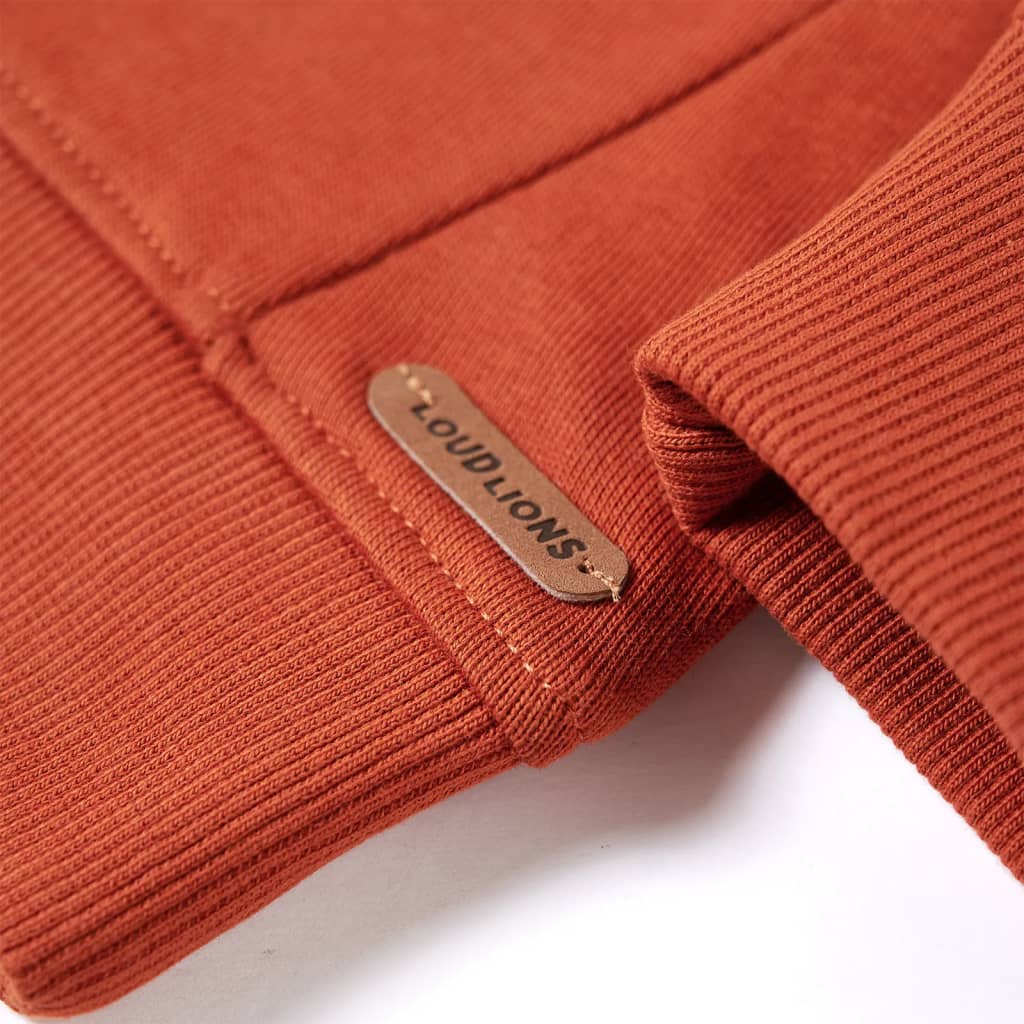 Sweat-shirt Enfant Marron rouille 128
