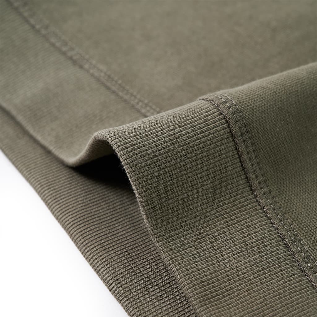 Sweat à capuche enfant kaki 116