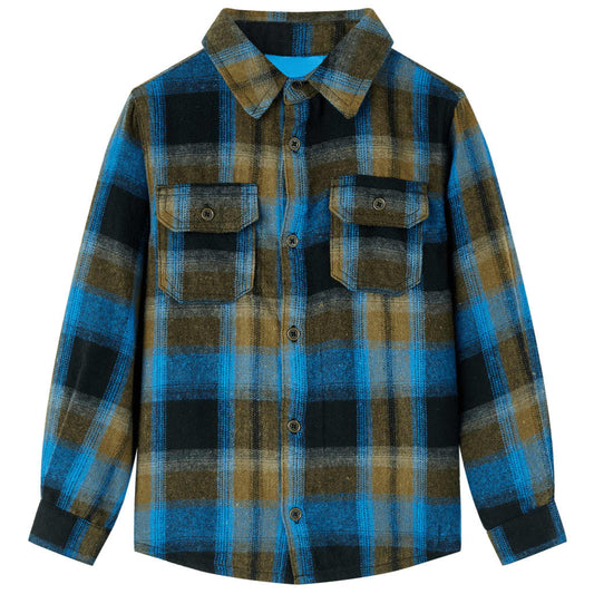 Kids' shirt with turn-down collar 116