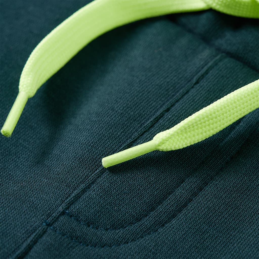 Pantalon de survêtement enfant avec cordon de serrage Vert mousse 140