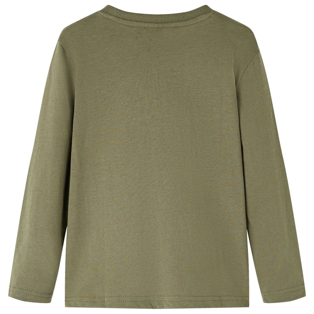 T-shirt manches longues enfant kaki 116