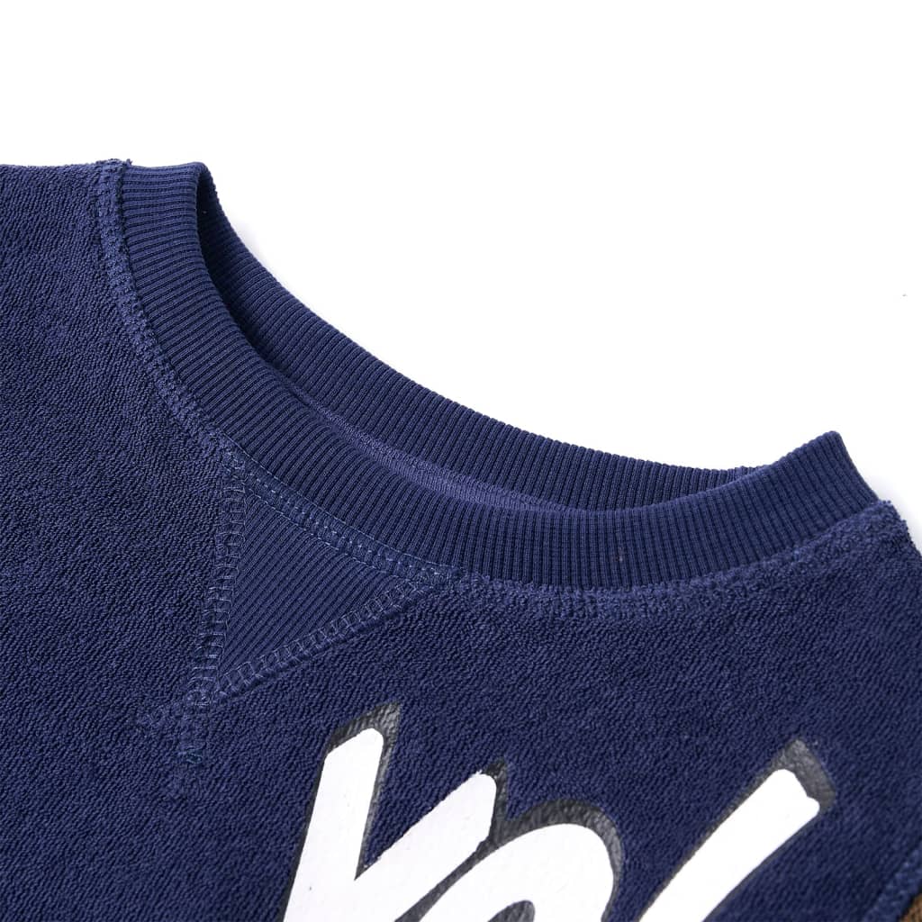 Sweat-shirt Enfant Bleu marine foncé 128