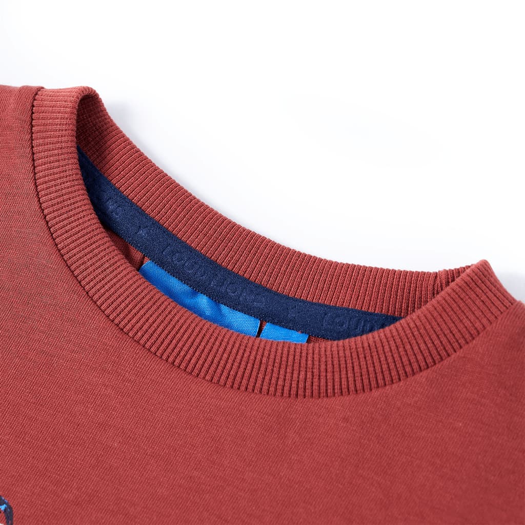 T-shirt manches longues enfant Rouge foncé 116