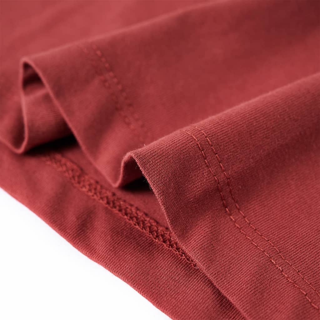 T-shirt manches longues enfant Rouge foncé 116