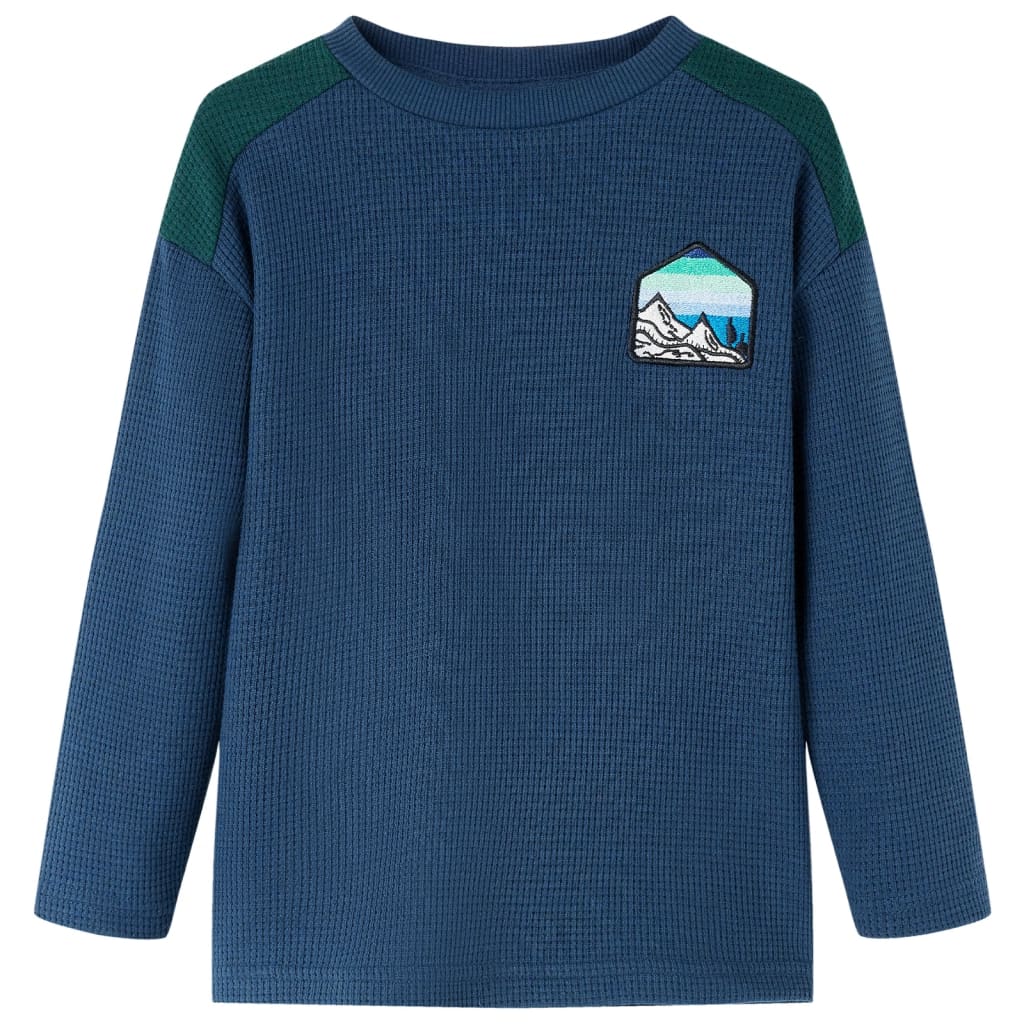 Sweat-shirt enfant bleu marine 104