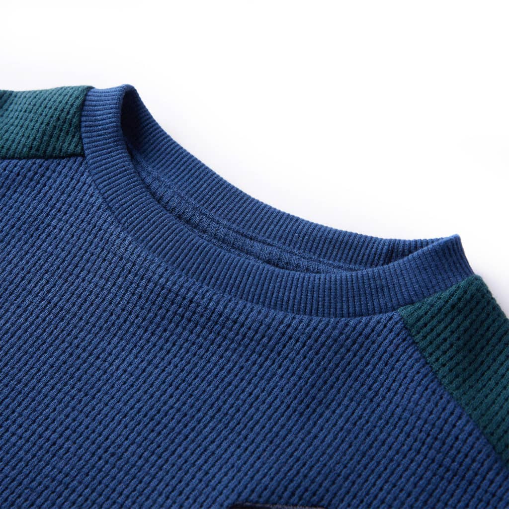 Sweatshirt enfant bleu marine 116