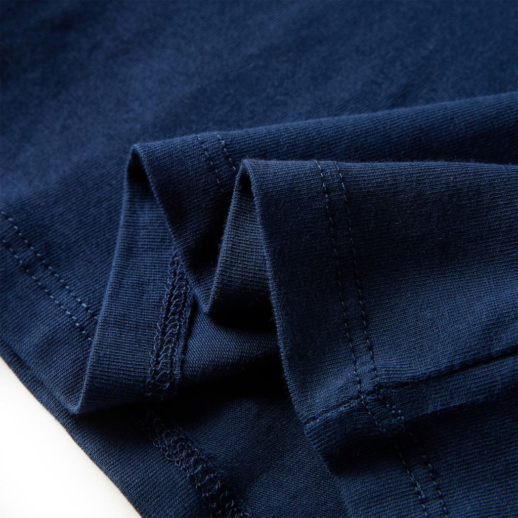 Kids' Long-Sleeve Shirt Navy Blue 116