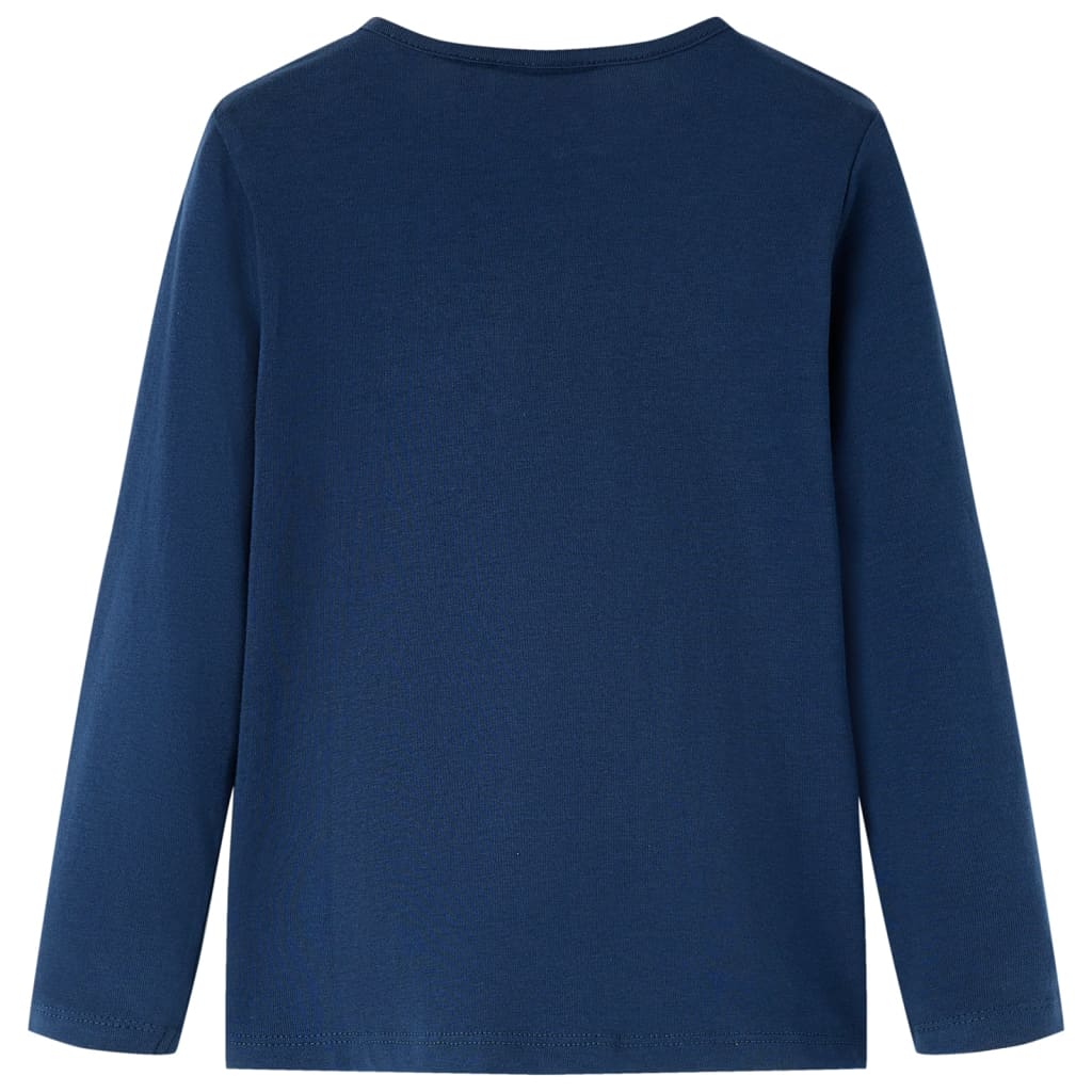 T-shirt manches longues enfant marine 128