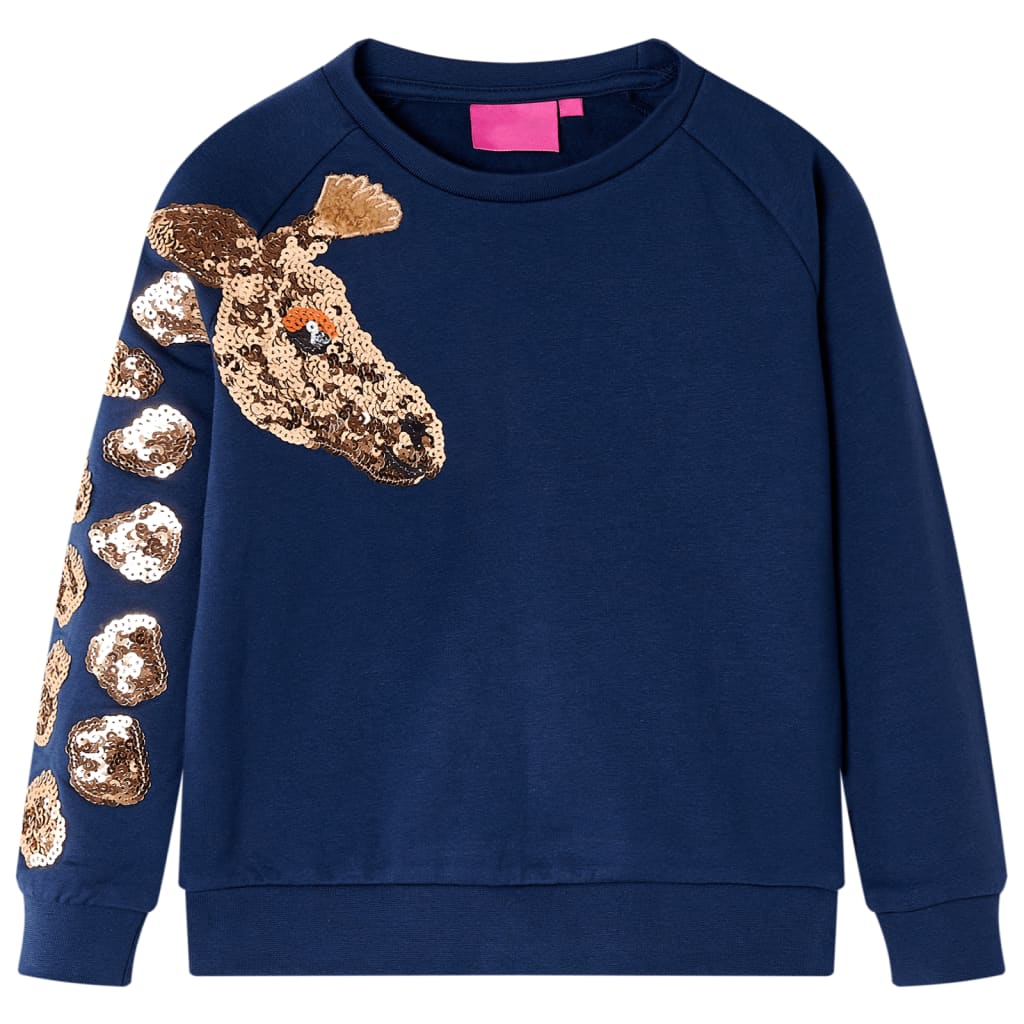 Sweatshirt enfant bleu marine 116