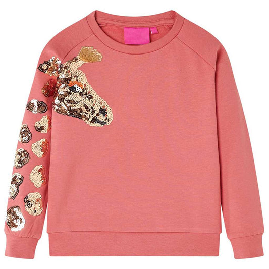 Kinder-Sweatshirt Altrosa 92