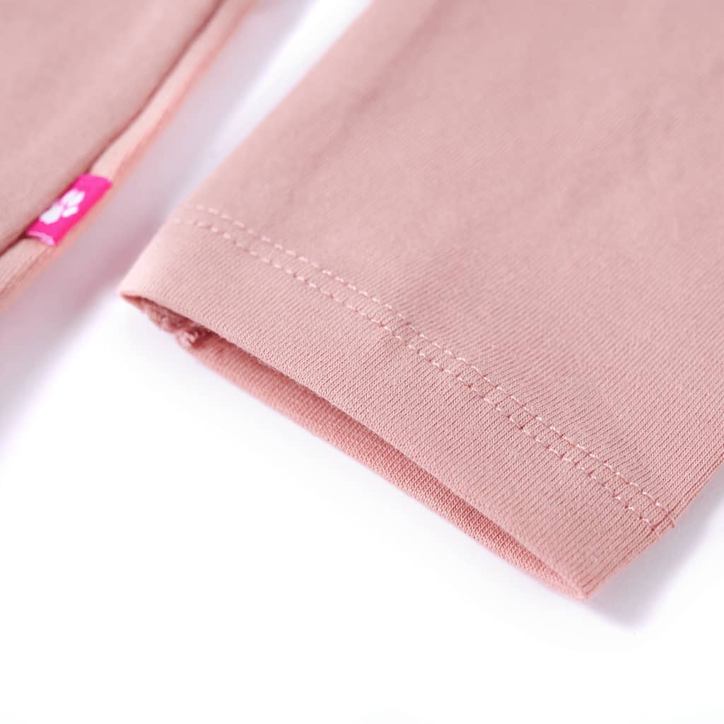 Girls' Long-Sleeved T-Shirt Light Pink 104