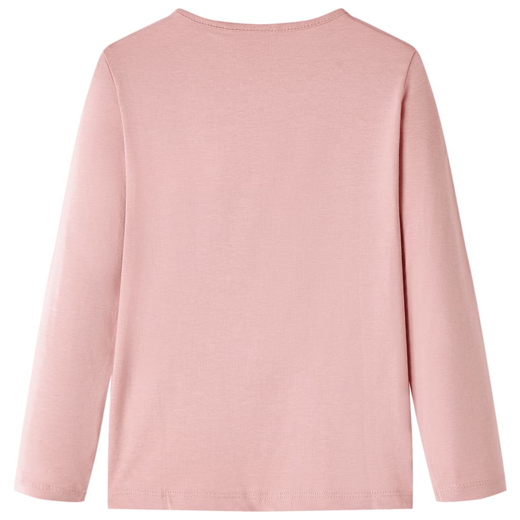 Kids' Long-Sleeve Shirt Light Pink 128
