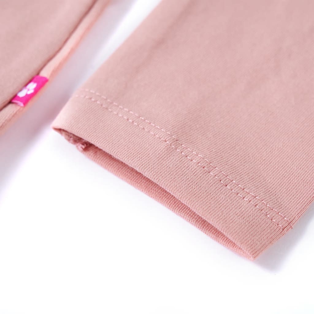 Kids' Long-Sleeve Shirt Light Pink 128