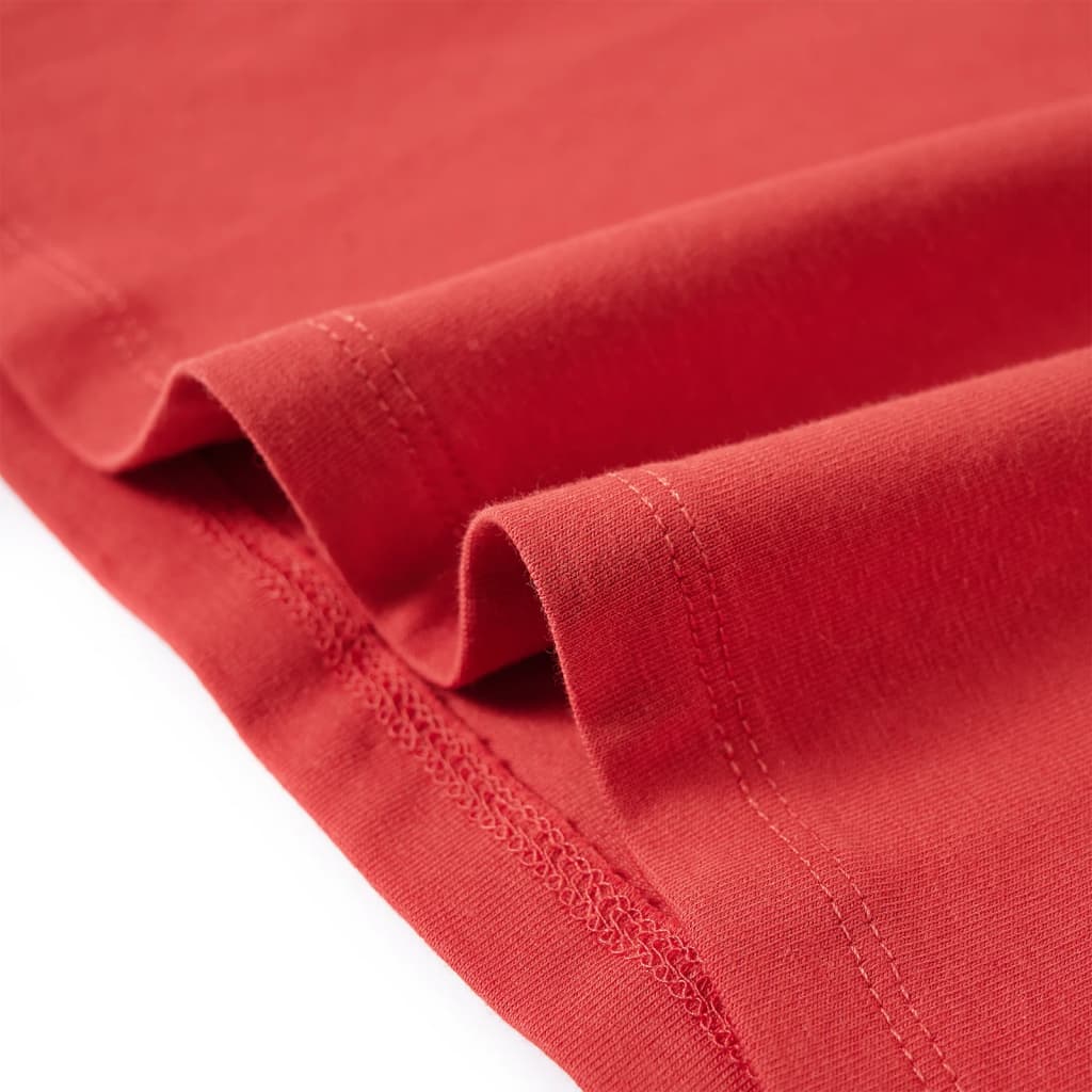 T-shirt manches longues enfant Rouge foncé 116