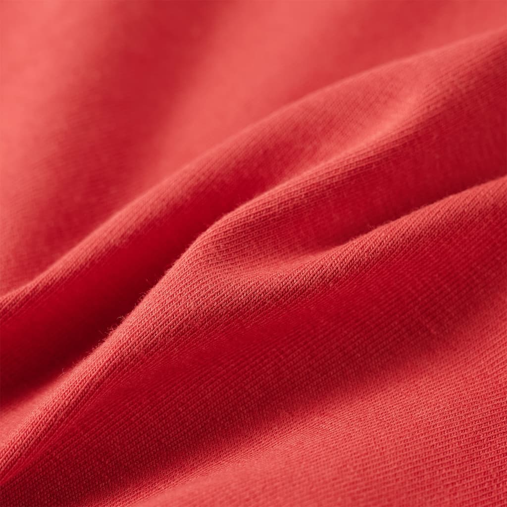 T-shirt manches longues enfant Rouge foncé 140