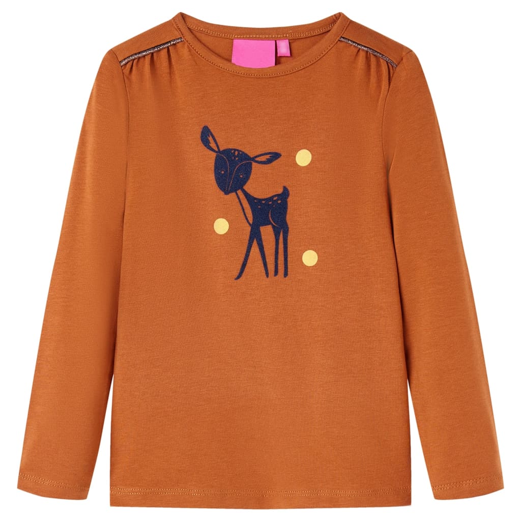 T-shirt manches longues enfant Cognac 104