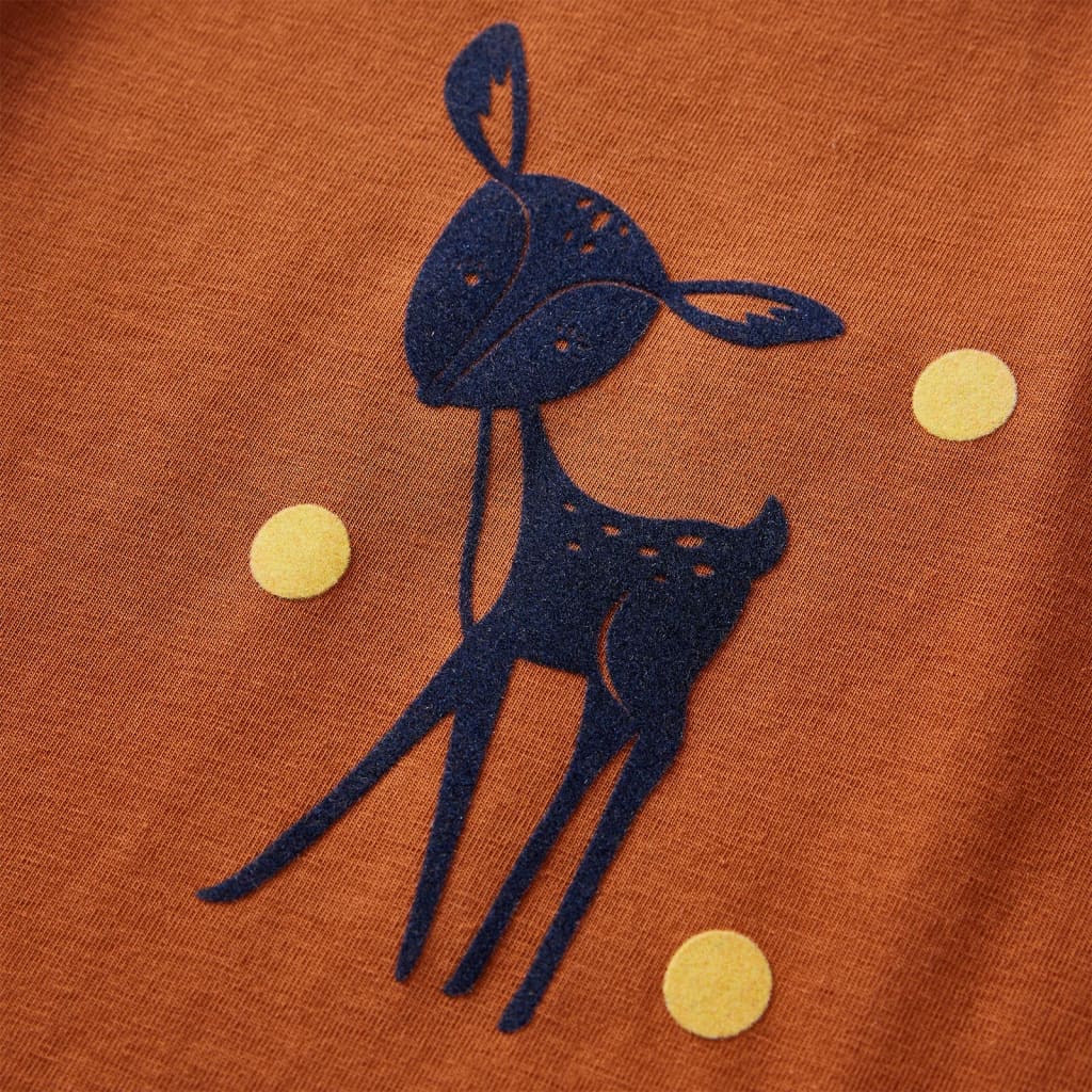 T-shirt manches longues enfant Cognac 104