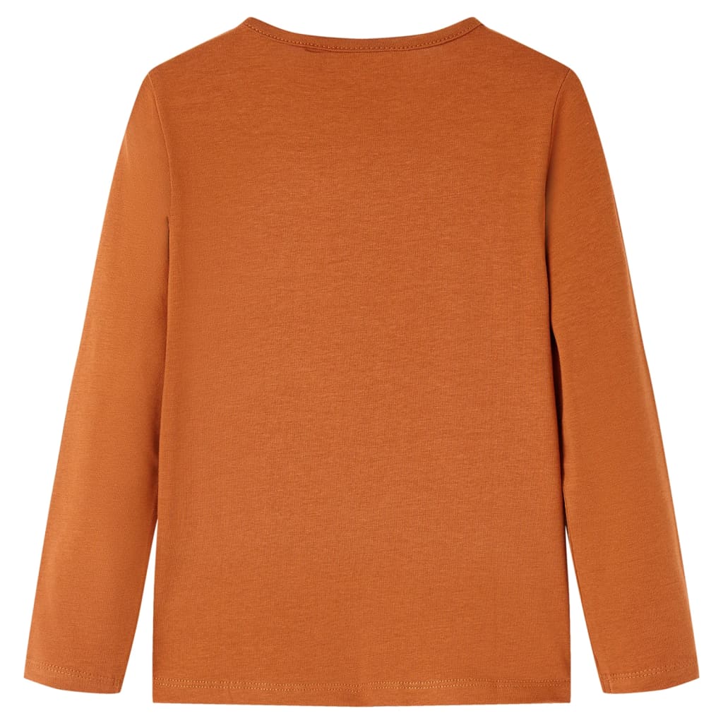 T-shirt manches longues enfant Cognac 140