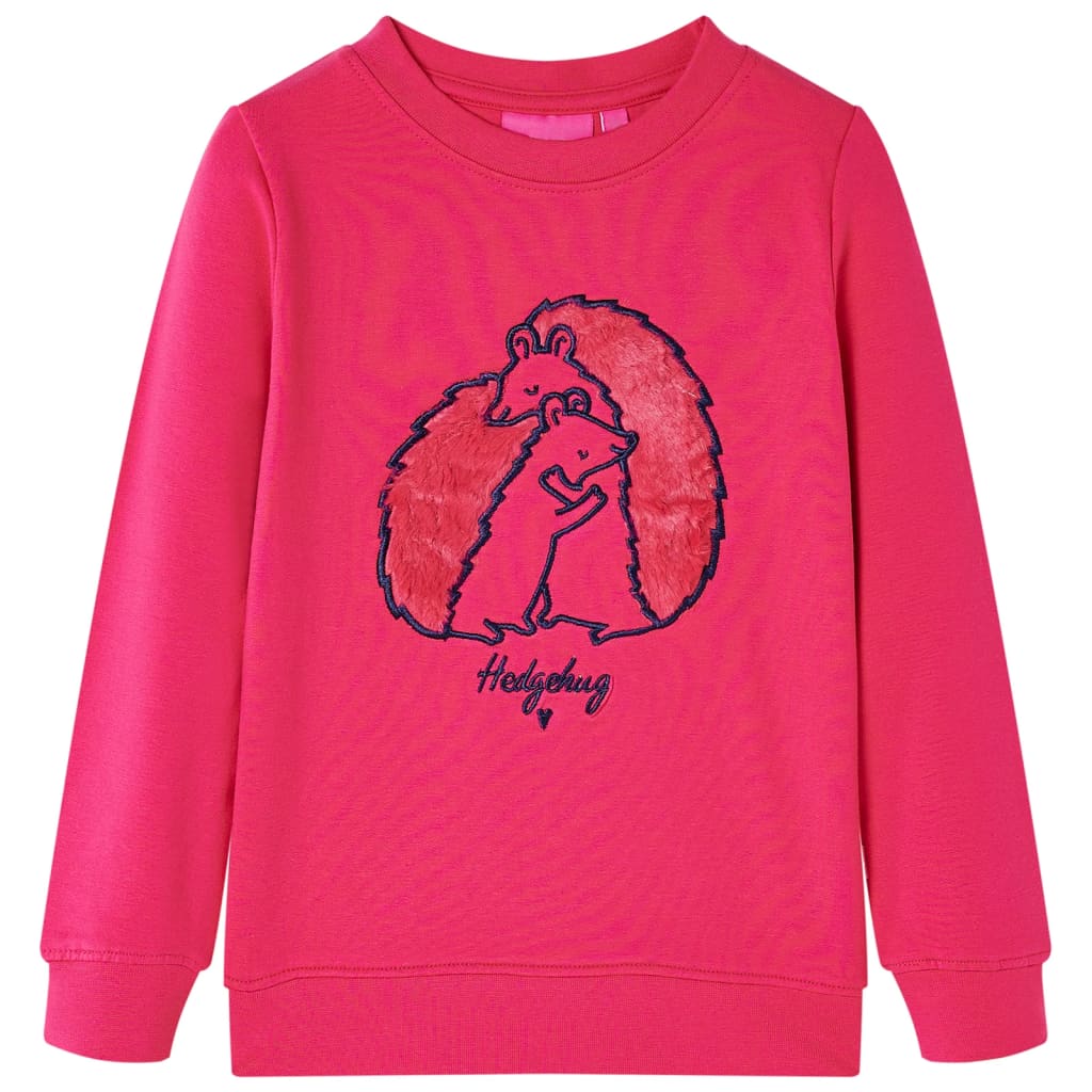 Sweat-shirt enfant rose vif 104