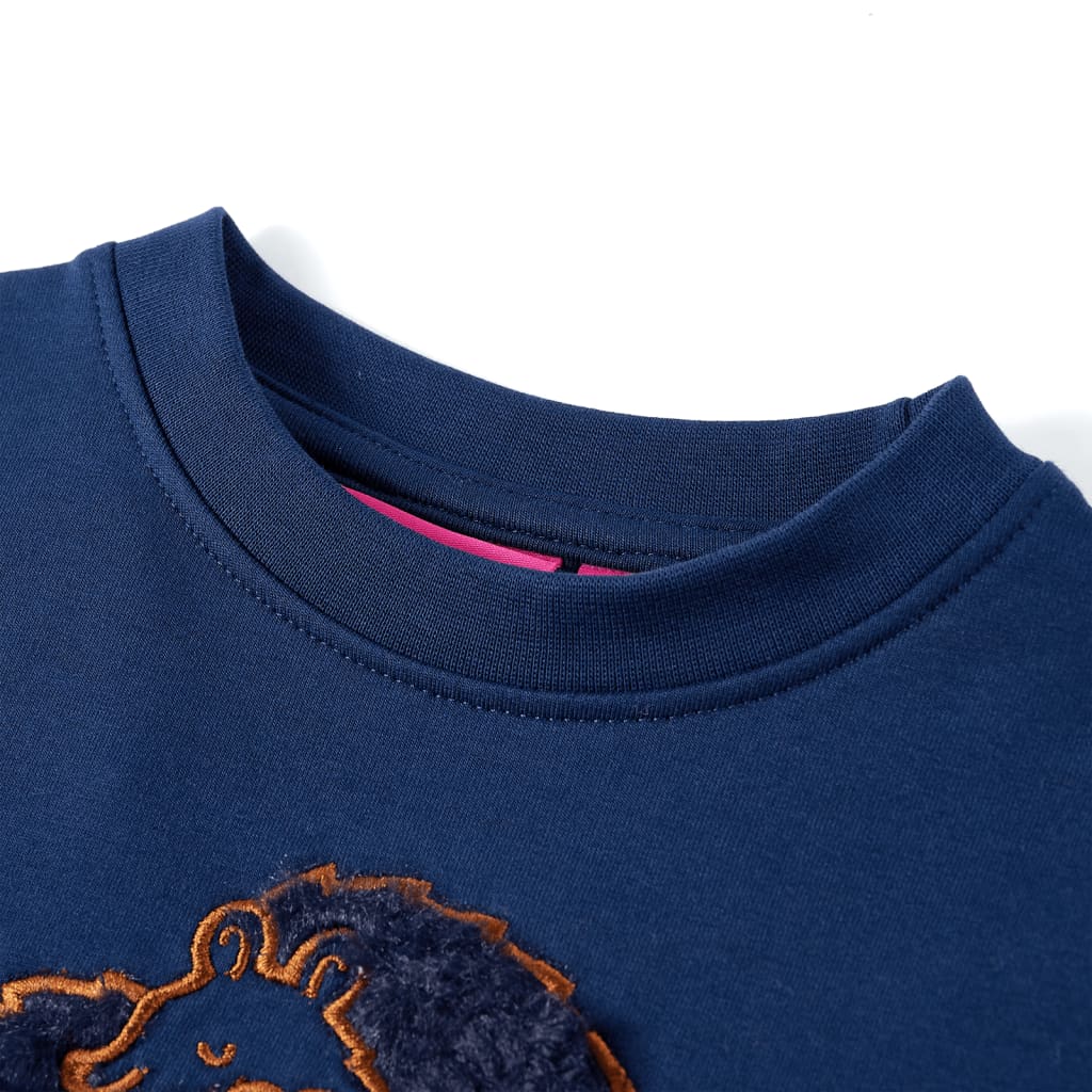 Sweat-shirt enfant bleu marine 104