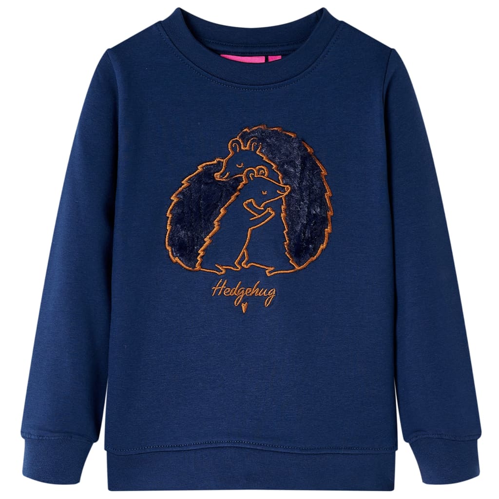 Sweatshirt enfant bleu marine 116