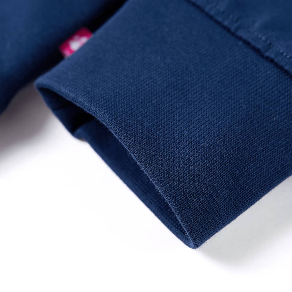Sweatshirt enfant bleu marine 116
