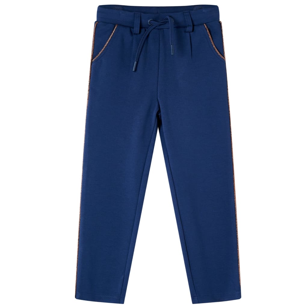 Kids' Drawstring Trousers Navy 104