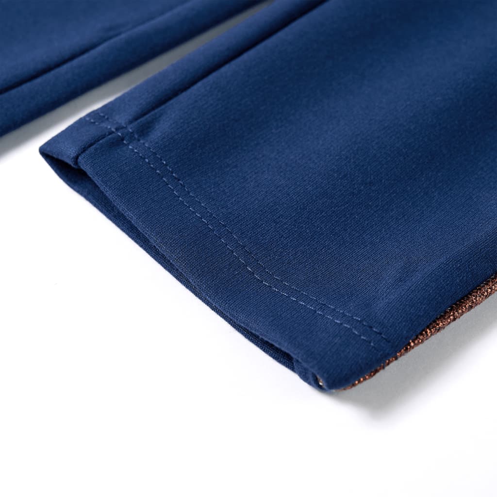Pantalon enfant avec cordon de serrage bleu marine 116