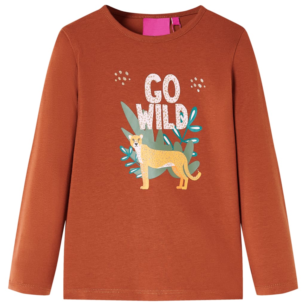 T-shirt manches longues enfant Cognac 104