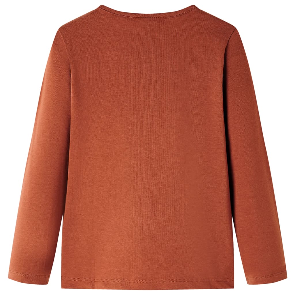 T-shirt manches longues enfant Cognac 128