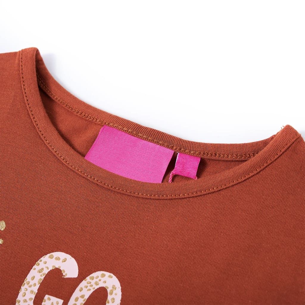 T-shirt manches longues enfant Cognac 128