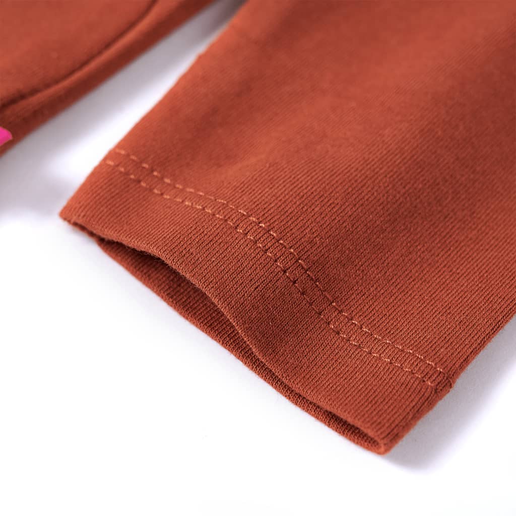 T-shirt manches longues enfant Cognac 128