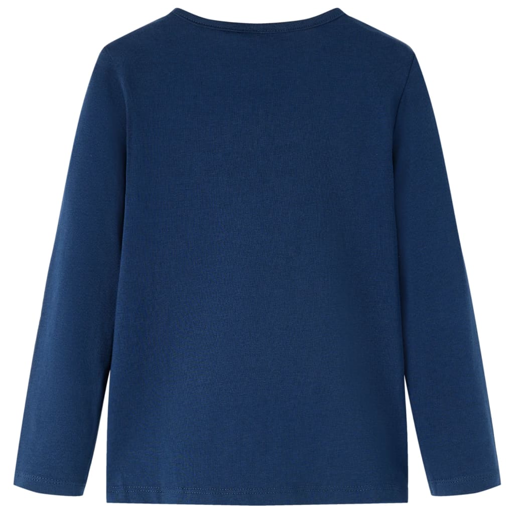 T-shirt manches longues enfant marine 128