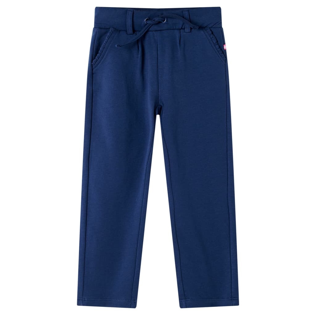 Kids' Drawstring Trousers Navy 104