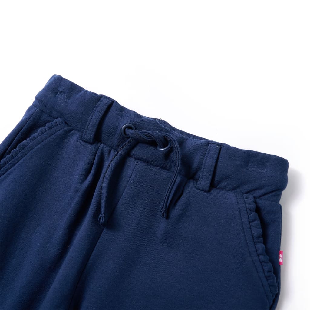 Kids' Drawstring Trousers Navy 104