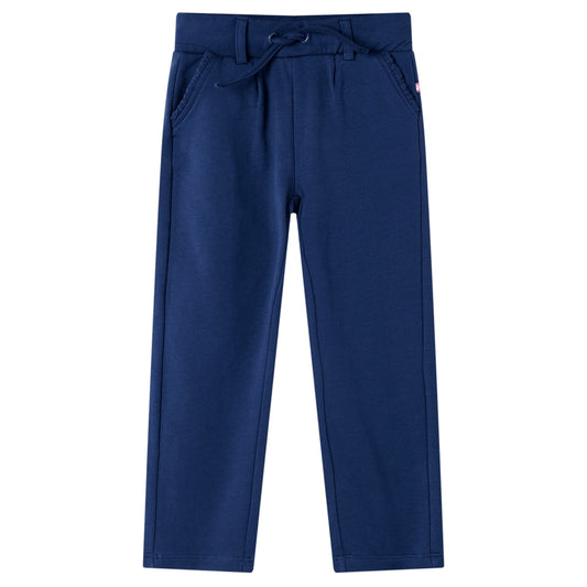 Kinderhose mit Kordelzug Marineblau 116