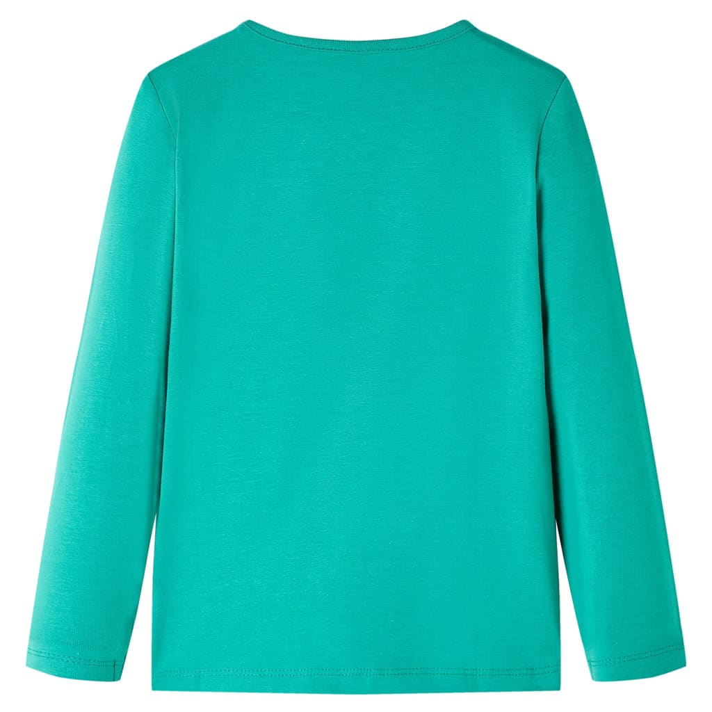 Kids' Long-Sleeved Shirt Light Green 116