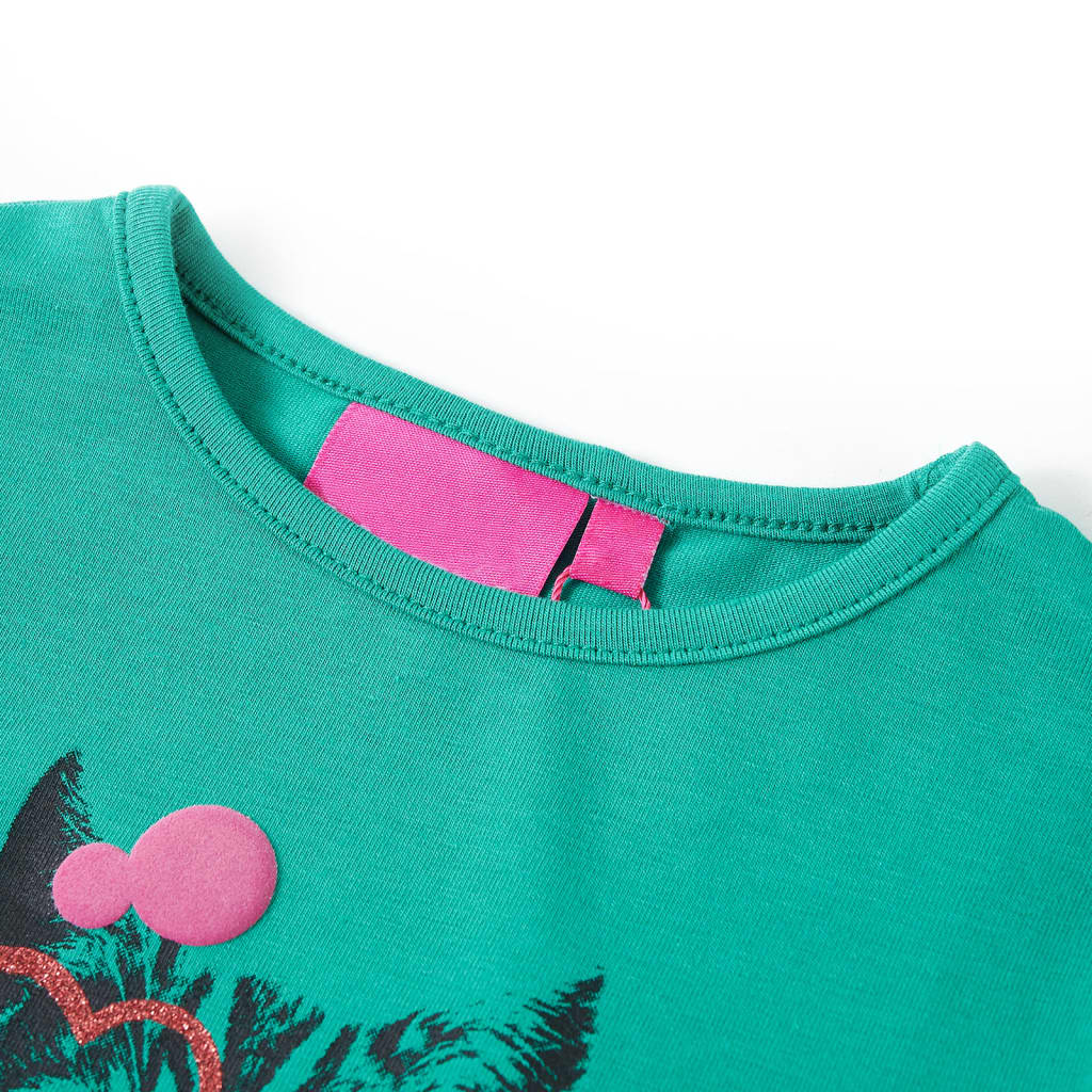 Kids' Long-Sleeved Shirt Light Green 116