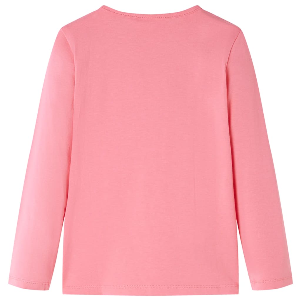 T-shirt enfant manches longues Rose 128