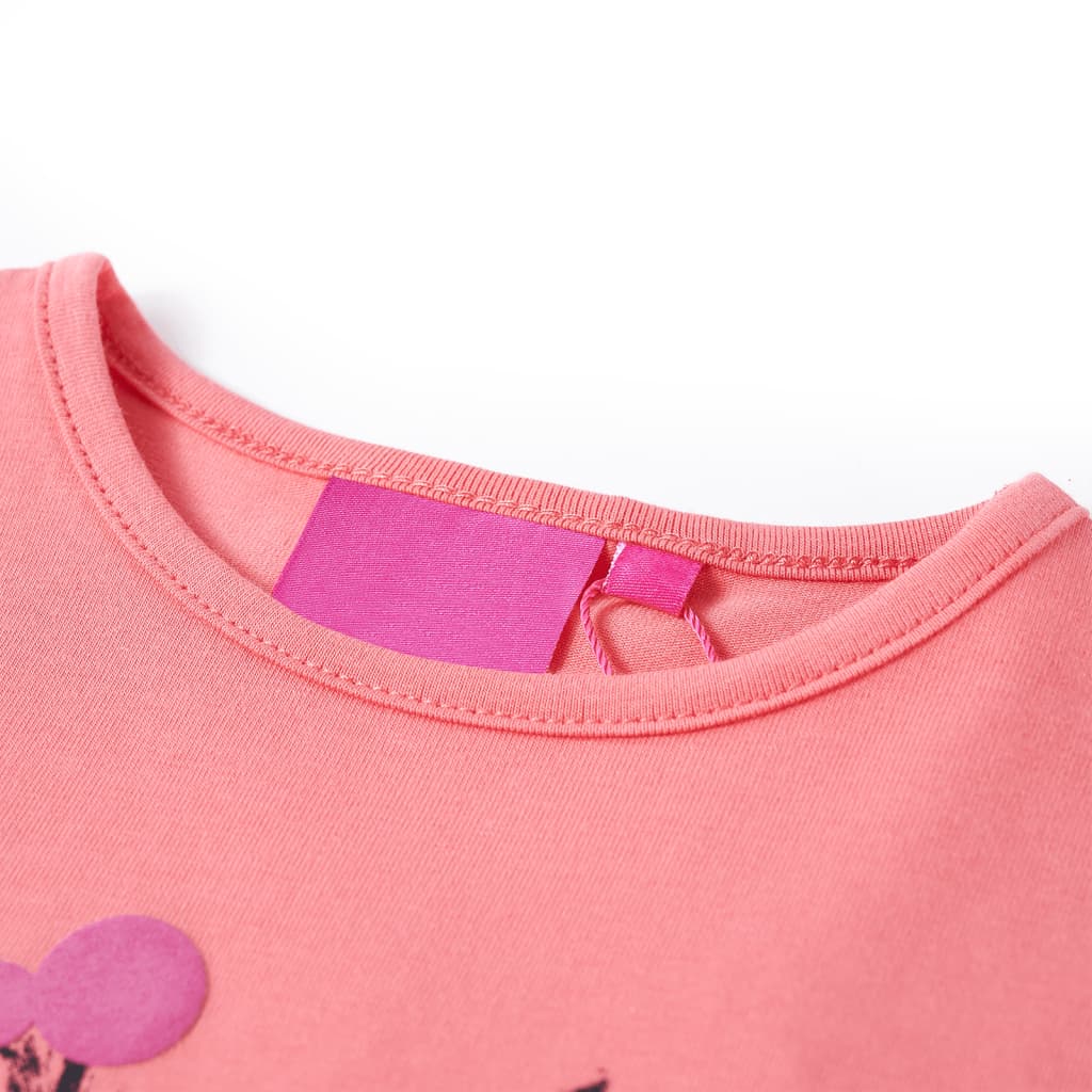 T-shirt enfant manches longues Rose 128
