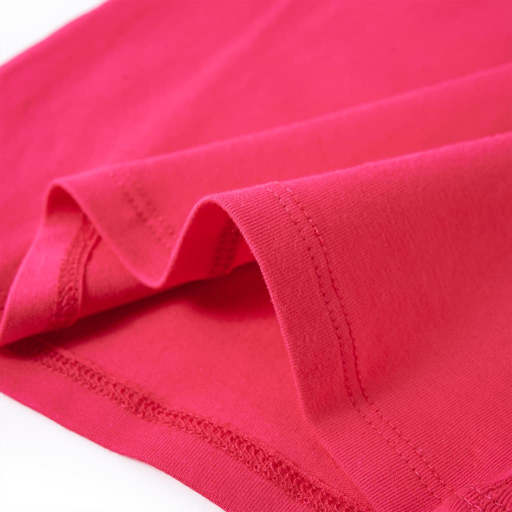 Kids' Long-Sleeve Shirt Hot Pink 104