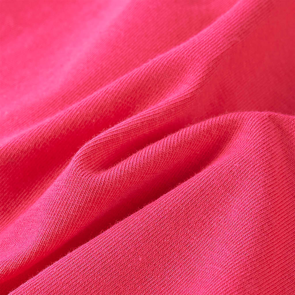 Kids' Long-Sleeve Shirt Hot Pink 104