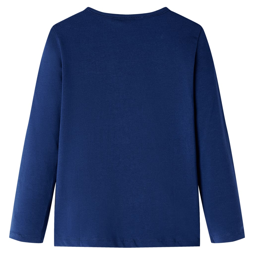 T-shirt manches longues enfant marine 104