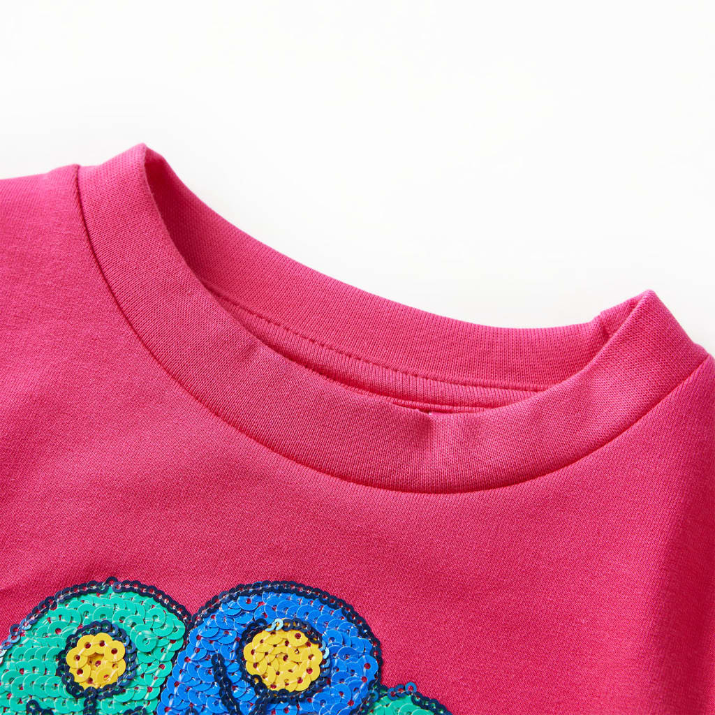 Sweatshirt enfant rose vif 92